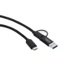 Microconnect USB3.1CCA1 Cable USB USB 3.2 Gen 1 (3.1 Gen 1) 1 m USB C Negro