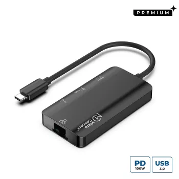 Microconnect USB3.1CCOM16 Dock/Replicador de puertos para portátil con cable USB 3.2 Gen 1 (3.1 Gen 1) Type-C Gris