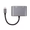 Microconnect USB3.1CETHPDBA Adaptador de cable Adaptador USB C RJ-45 Negro