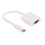 Microconnect USB3.1CVGAW Adaptador gráfico USB Blanco