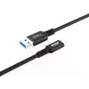 Microconnect USB3.2AC05 Cable USB USB 3.2 Gen 2 (3.1 Gen 2) 0,5 m USB C USB A Negro