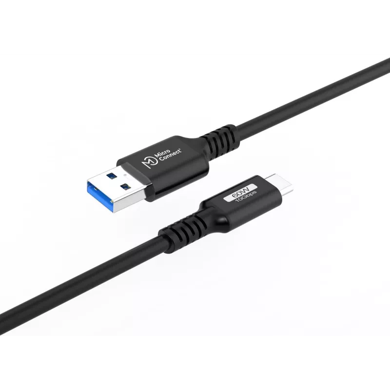 Microconnect USB3.2AC1 Cable USB USB 3.2 Gen 2 (3.1 Gen 2) 1 m USB C USB A Negro