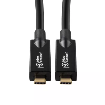 MicroConnect USB3.2CC10OP Cable USB USB 3.2 Gen 2 (3.1 Gen 2) 10 m USB-C Negro