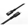 Microconnect USB3.2CC1EX Cable USB USB4 Gen 2x2 1 m USB C Negro
