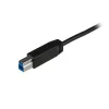 StarTech.com Cable USB-B a USB-C de 1 m, USB 10 Gbit/s, cable de datos, USB 3.2 Gen 2, cable de transferencia de datos USB-C