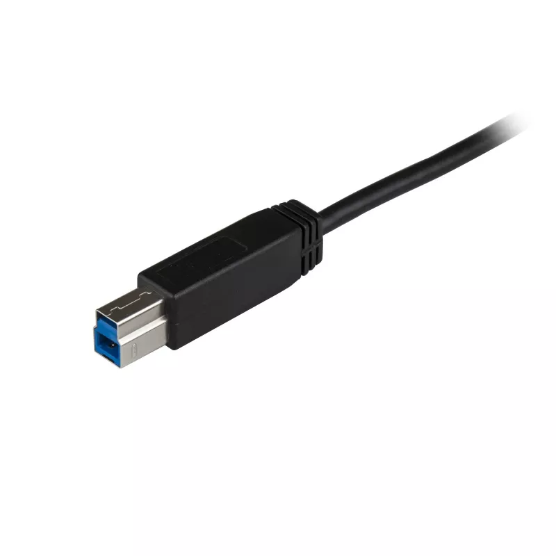 StarTech.com Cable USB-B a USB-C de 1 m, USB 10 Gbit/s, cable de datos, USB 3.2 Gen 2, cable de transferencia de datos USB-C