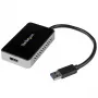 StarTech.com Adaptador USB 3.0 a HDMI con 1x USB, convertidor USB a monitor HDMI para Windows (sin soporte para macOS/ChromeOS/Linux) - TAA