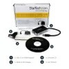 StarTech.com Adaptador USB 3.0 a HDMI con 1x USB, convertidor USB a monitor HDMI para Windows (sin soporte para macOS/ChromeOS/Linux) - TAA