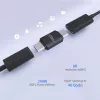 MicroConnect Premium adaptador USB4 USB-C, 40 Gbit/s, 240 W (USB4-CC-240W)