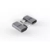 MicroConnect Premium USB4 USB-C adaptador acodado, 40 Gbps, 240 W (USB4-CCFA-240W)