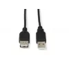 Microconnect USBAAF1B Cable USB USB 2.0 1 m USB A Negro
