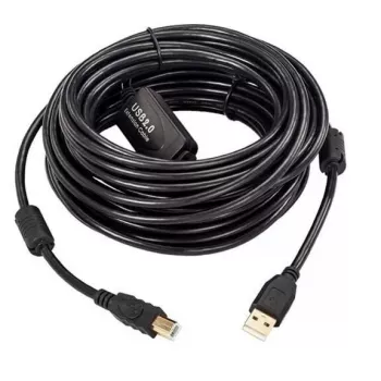Microconnect USBAB10B-ACTIVE Cable USB USB 2.0 10 m USB B USB A Negro