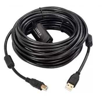 Microconnect USBAB15B-ACTIVE Cable USB USB 2.0 15 m USB A USB B Negro