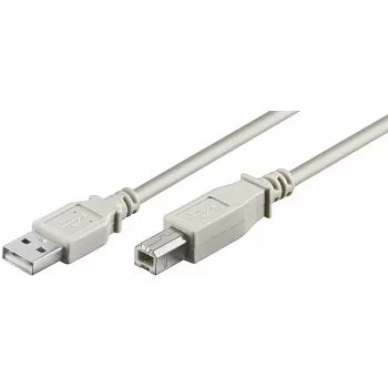 Microconnect USBAB2 Cable USB USB 2.0 1,8 m USB A USB B Blanco