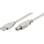 Microconnect USBAB3 Cable USB USB 2.0 3 m USB A USB B Blanco