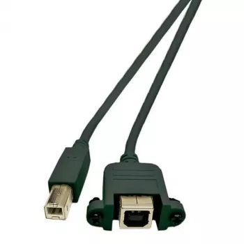 Microconnect USBABF1PANEL2 Cable USB USB 2.0 1,8 m USB A USB B Negro