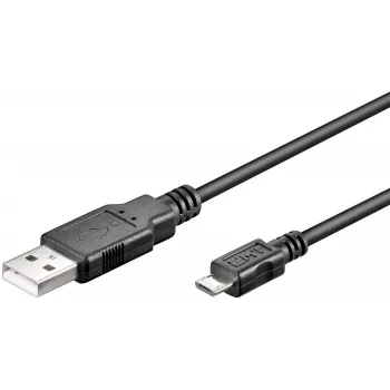 Microconnect USBABMICRO3 Cable USB USB 2.0 3 m USB A Micro-USB B Negro