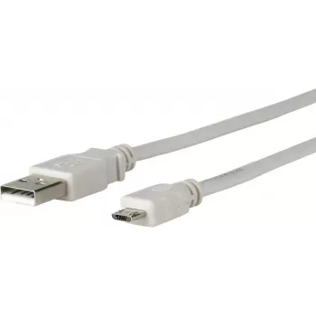 Microconnect USBABMICRO3G Cable USB USB 2.0 3 m USB A Micro-USB B Gris