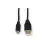 Microconnect USBAMB510 Cable USB USB 2.0 10 m USB A Mini-USB B Negro