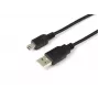 Microconnect USBAMB55 Cable USB USB 2.0 5 m USB A Mini-USB B Negro