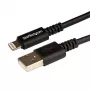 StarTech.com Cable USB a Lightning de 3 m (10 ft.) – Cable de carga largo para iPhone / iPad / iPod – Cable Lightning a USB – Certificado Apple MFi – Negro