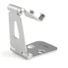 StarTech.com Soporte para teléfono y tablet - Soporte universal plegable para dispositivos móviles, para smartphones y tablets - Soporte ergonómico ajustable multiángulo para escritorio - Portátil - Plata