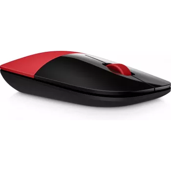 Ratón inalámbrico HP Z3700 rojo, ambidiestro, óptico, RF inalámbrico, 1200 DPI, rojo