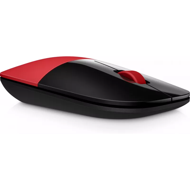 Ratón inalámbrico HP Z3700 rojo, ambidiestro, óptico, RF inalámbrico, 1200 DPI, rojo