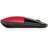 Ratón inalámbrico HP Z3700 rojo, ambidiestro, óptico, RF inalámbrico, 1200 DPI, rojo