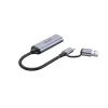 Adaptador de cable de vídeo UNITEK V1167A USB Type-A/USB Type-C HDMI negro