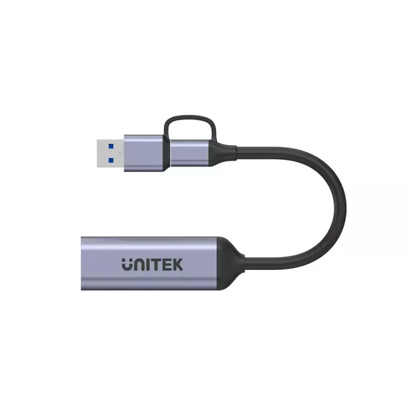 Adaptador de cable de vídeo UNITEK V1167A USB Type-A/USB Type-C HDMI negro