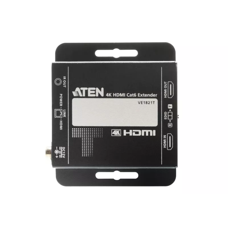 Extensor AV ATEN VE1821-AT-G transmisor y receptor AV negro