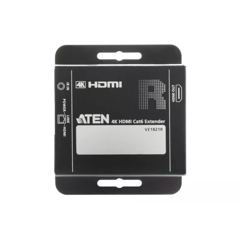 Extensor AV ATEN VE1821-AT-G transmisor y receptor AV negro
