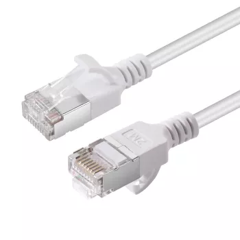 Cable de red Microconnect V-FTP6A015W-schlank blanco 1,5 m Cat6a U/FTP (STP)