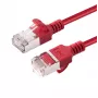 Cable de red Microconnect V-FTP6A02R-schlank rojo 2 m Cat6a U/FTP (STP)