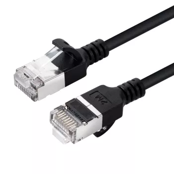 Cable de red Microconnect V-FTP6A02S-schlank negro 2 m Cat6a U/FTP (STP)