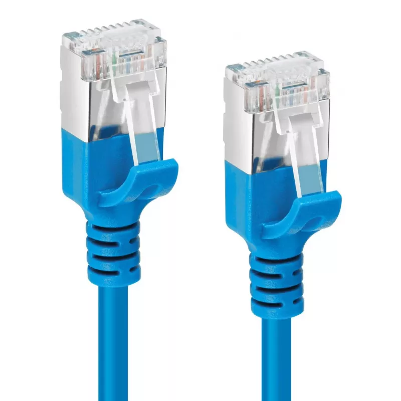 Microconnect V-FTP6A10B-schlank cable de red azul 10 m Cat6a U/FTP (STP)