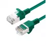 Microconnect V-FTP6A10G-schlank cable de red verde 10 m Cat6a U/FTP (STP)