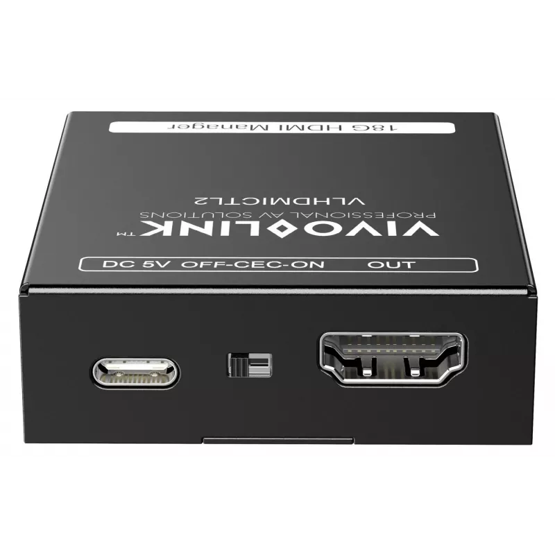 Vivolink VLHDMICTL2 emulador EDID 3840x2160 18 Gbit/s negro