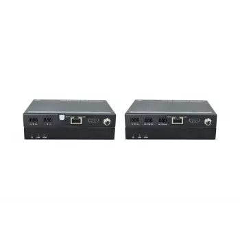 Vivolink VLHDMIEXT416 extensor AV transmisor y receptor AV negro