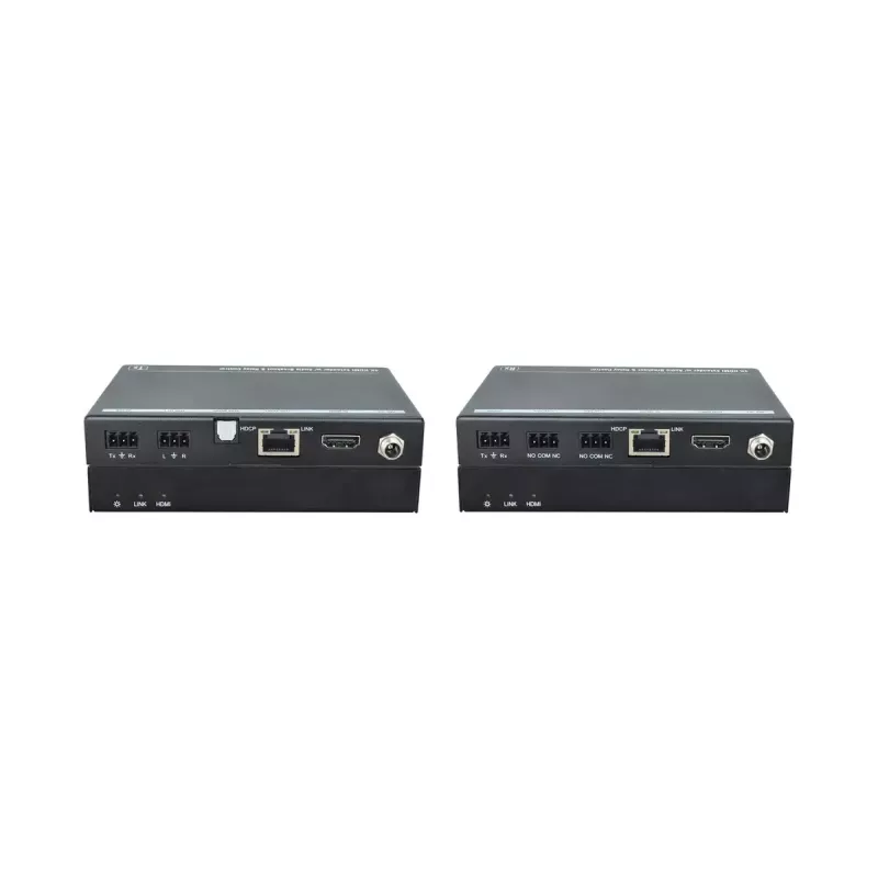 Vivolink VLHDMIEXT416 extensor AV transmisor y receptor AV negro
