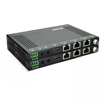 Vivolink VLHDMIEXT422 extensor AV transmisor y receptor AV negro
