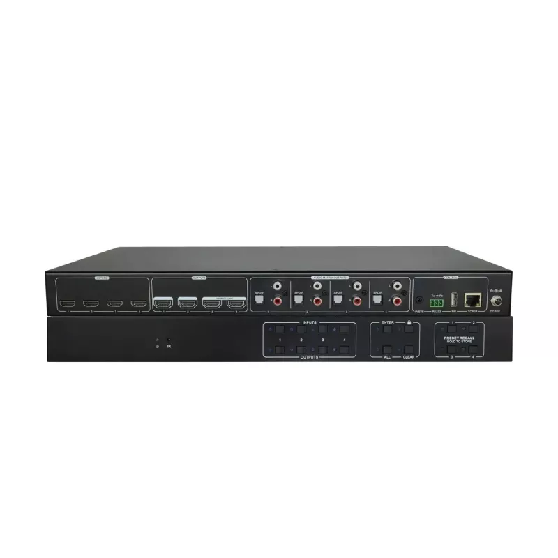 Vivolink VLHDMIMAT4X4 conmutador de matriz AV 14 W