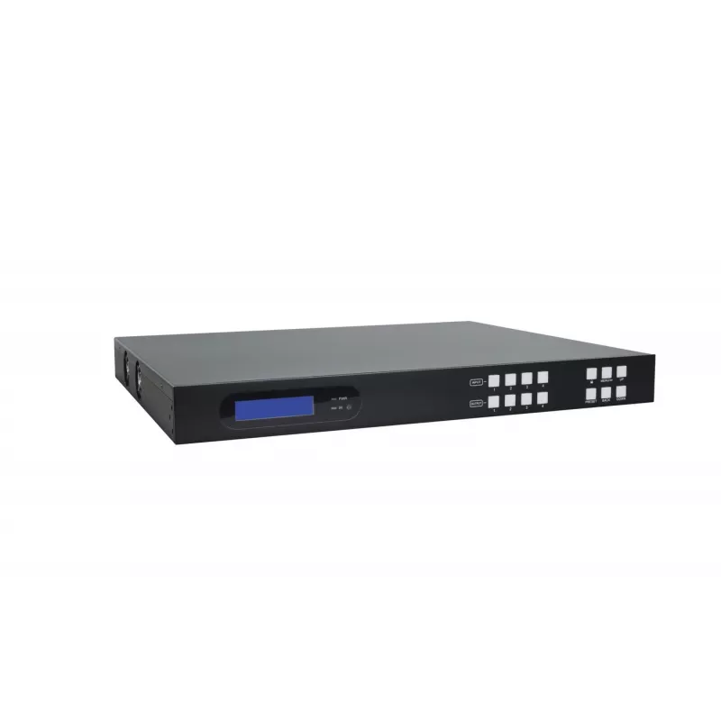 Vivolink VLHDMIMAT4X444 conmutador de matriz AV pantalla integrada 65 W