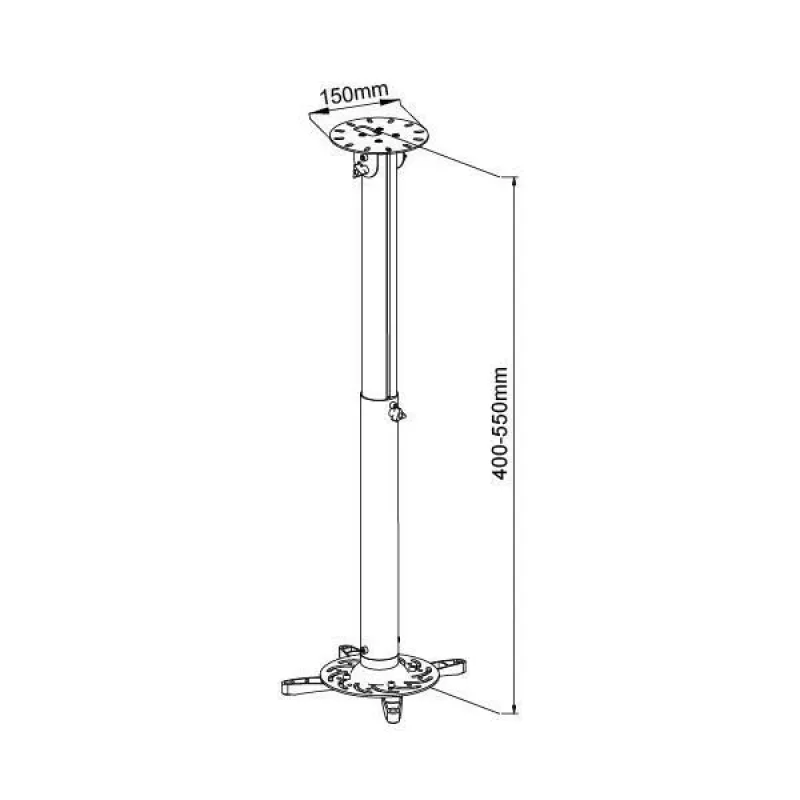 Vivolink VLMC200 soporte para proyector techo blanco