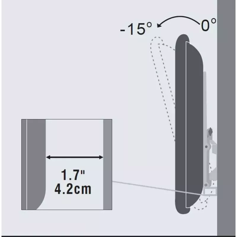 Vivolink VLMW4065T soporte/pie para TV 165,1 cm (65