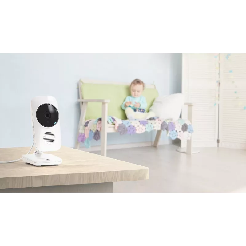 Motorola VM483 Videovigilante para bebés 300 m FHSS Dorado, Blanco