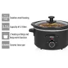 Olla de cocción lenta Tristar VS-3915 3,5L Negro Mando giratorio 180W