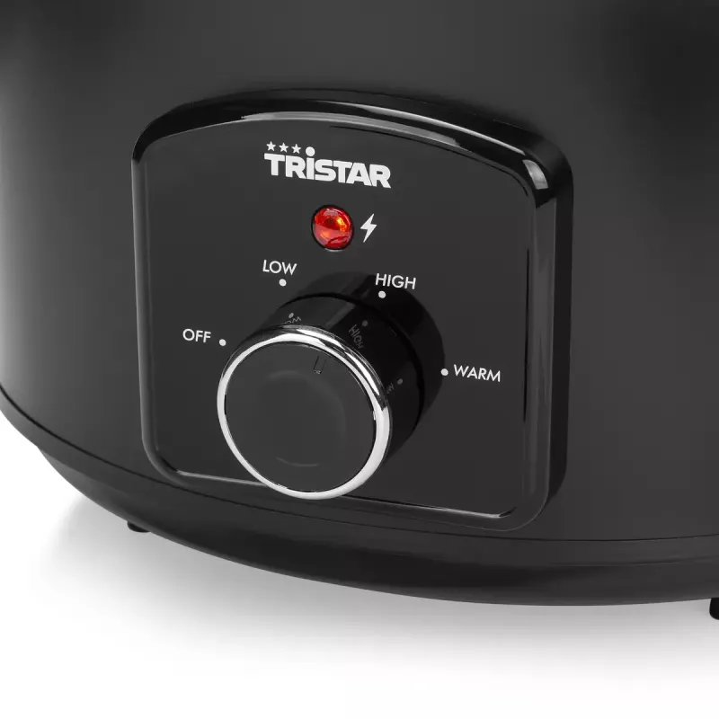 Olla de cocción lenta Tristar VS-3915 3,5L Negro Mando giratorio 180W