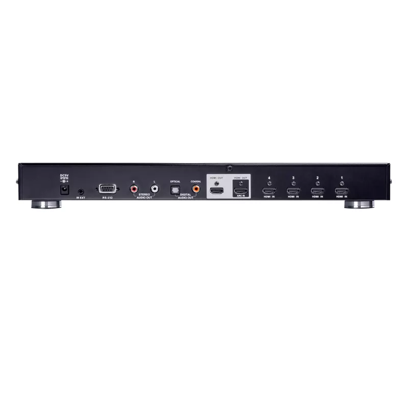 Conmutador HDMI True 4K de 4 puertos ATEN con Dual, HDMI, Metal, Negro, 60 Hz, 3 m, 3840 x 2160, 4096 x 2160